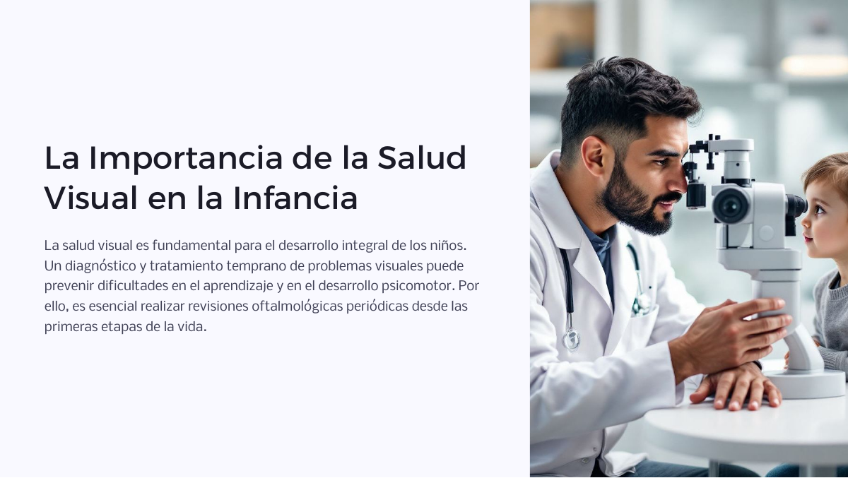 Portada de La Importancia de la Salud Visual en la Infancia